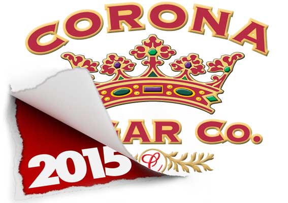 Corona Cigar co logo & 2015
