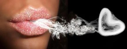 smoke heart