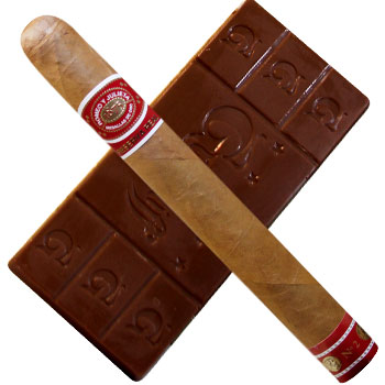 Romeo y Julieta with chocolate Romeo y Julieta with chocolate